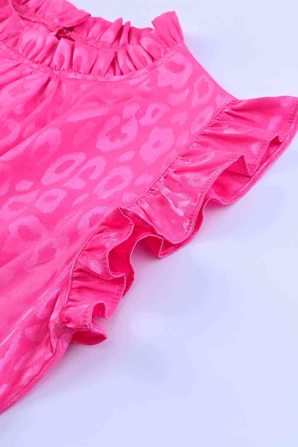 Leopard Tie Belt Tiered Dress -BazaarBey - www.shopbazaarbey.com