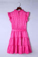 Leopard Tie Belt Tiered Dress -BazaarBey - www.shopbazaarbey.com