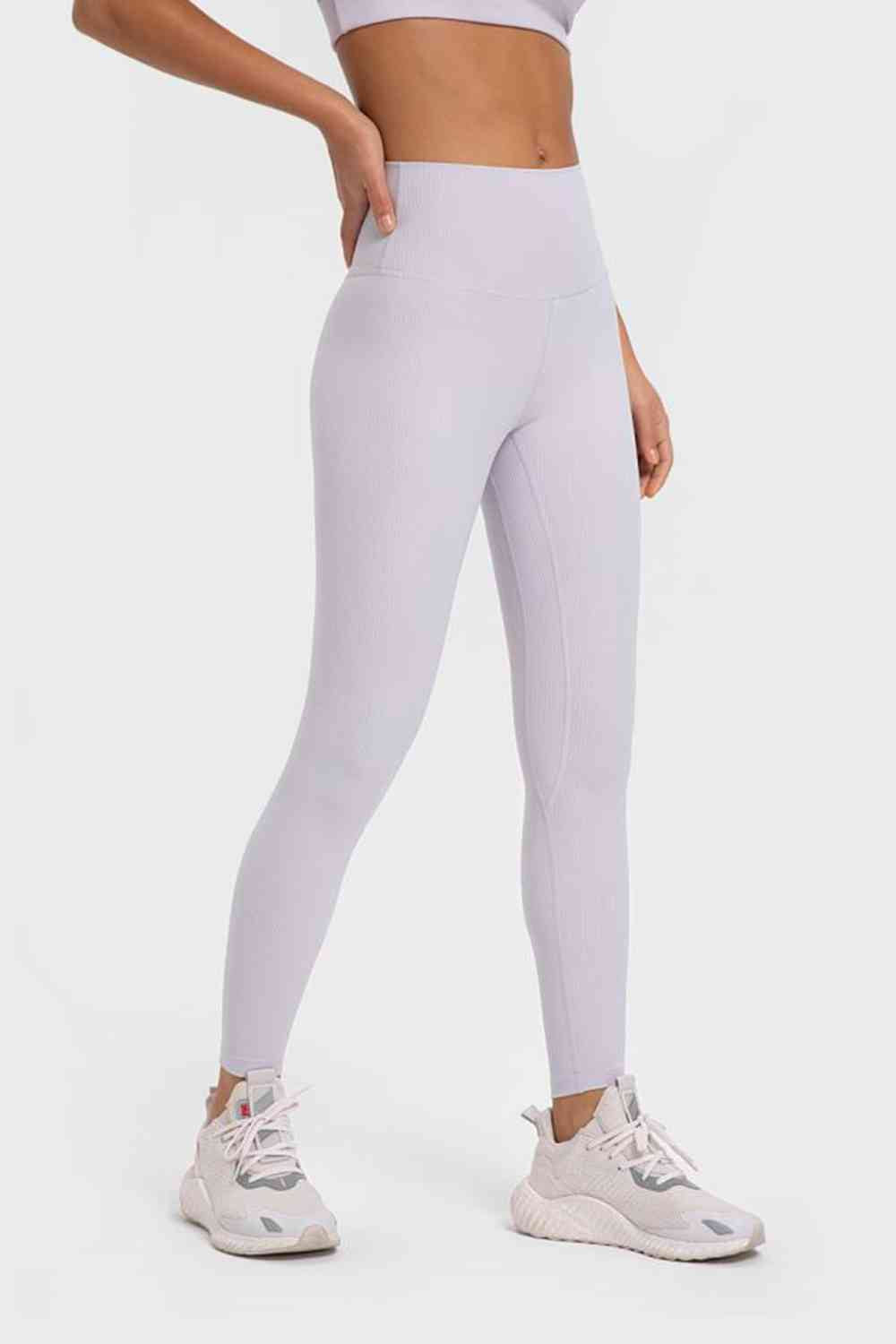 Highly Stretchy Wide Waistband Yoga Leggings Bazaarbey