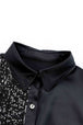 Sequin Button Front High-Low Shirt Dress -BazaarBey - www.shopbazaarbey.com
