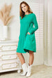  Full Size Long Sleeve Flare Dress with Pockets -BazaarBey - www.shopbazaarbey.com