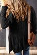 Cable-Knit Dropped Shoulder Cardigan Bazaarbey