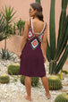  Sleeveless Embroidery Dress -BazaarBey - www.shopbazaarbey.com