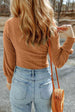 Scoop Neck Long Sleeve Top Trendsi