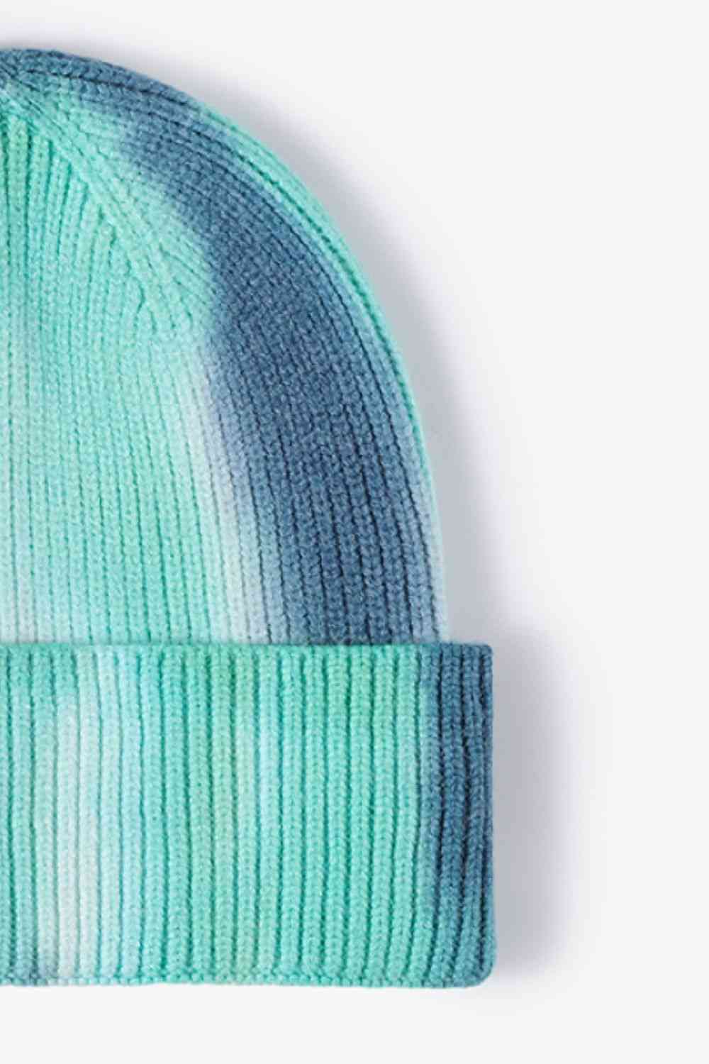 Tie-Dye Cuffed Knit Beanie Trendsi