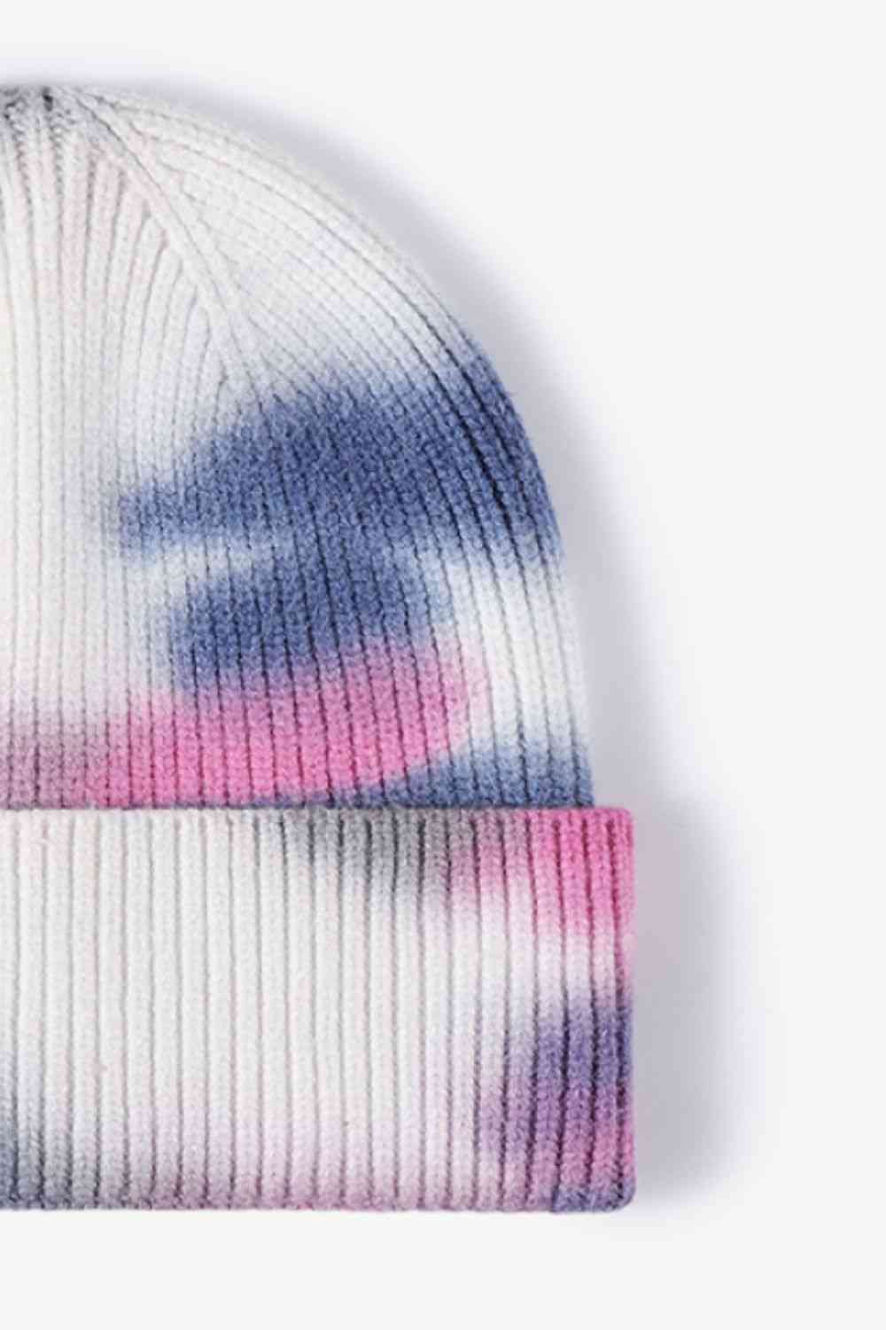 Tie-Dye Cuffed Knit Beanie Trendsi