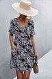 Printed Button down Pocketed Dress -BazaarBey - www.shopbazaarbey.com