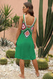 Sleeveless Embroidery Dress -BazaarBey - www.shopbazaarbey.com