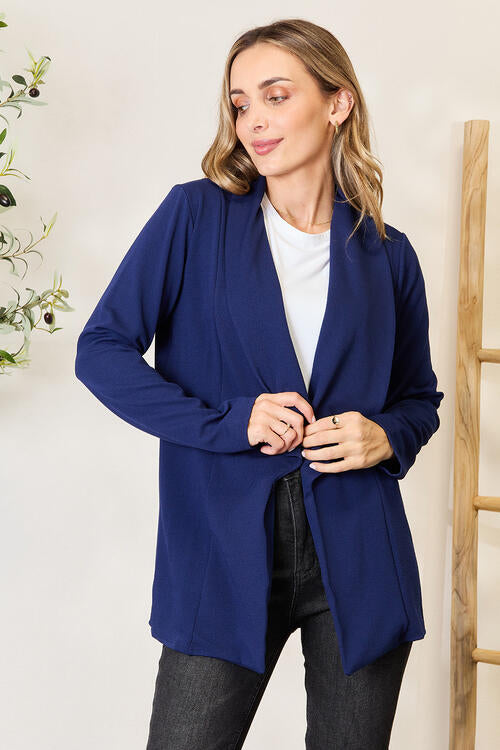 Statement Neck  Blazer Trendsi