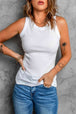 Round Neck Sleeveless Tank Bazaarbey