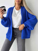 Open Front Dropped Shoulder Cardigan Bazaarbey