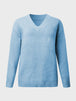 V-Neck Long Sleeve Knit Top Bazaarbey