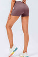 Slim Fit Wide Waistband Sports Shorts Bazaarbey
