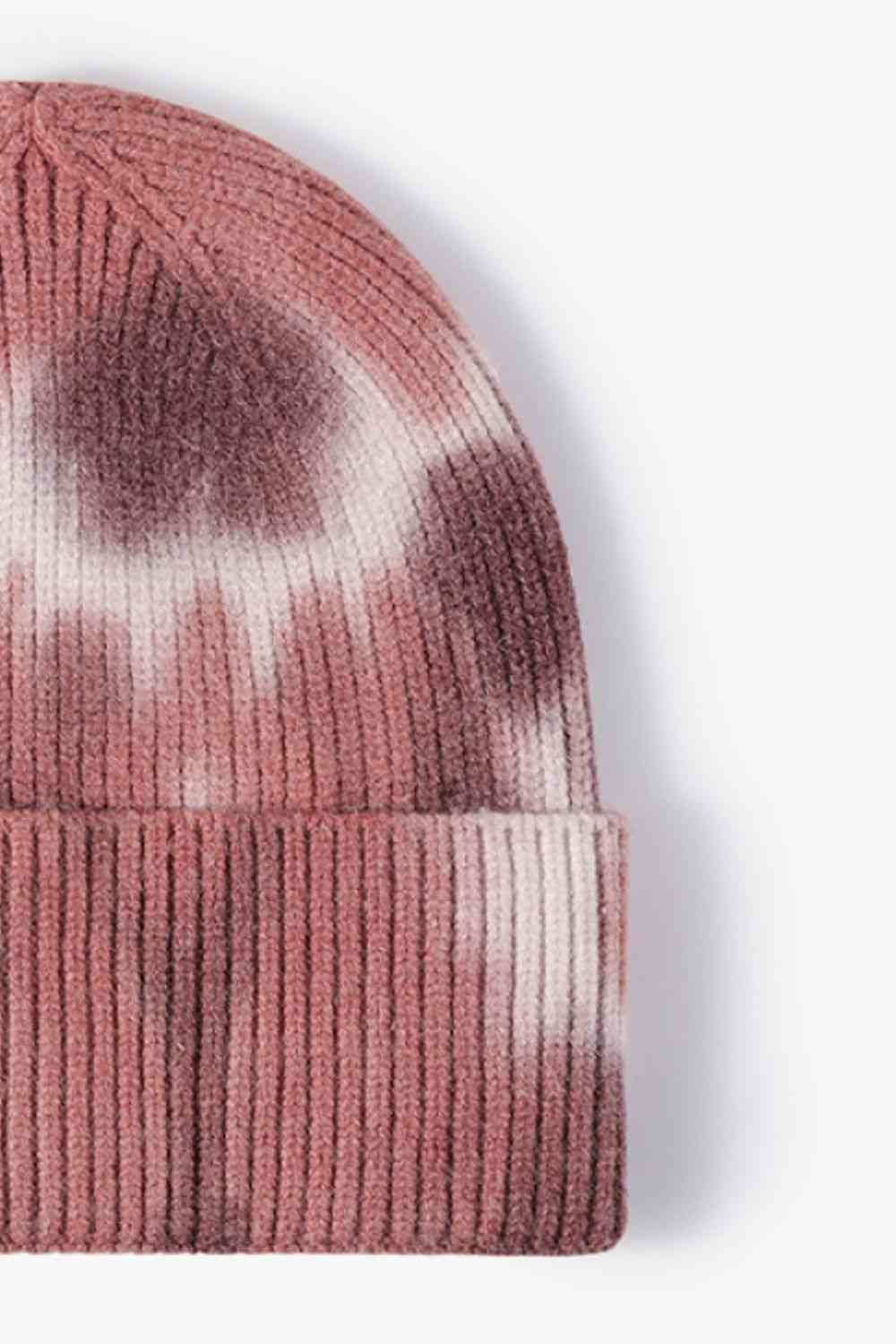 Tie-Dye Cuffed Knit Beanie Trendsi