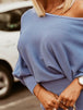 Round Neck Lantern Sleeve Dress -BazaarBey - www.shopbazaarbey.com