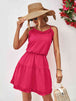 Frill Trim Spaghetti Strap Mini Dress -BazaarBey - www.shopbazaarbey.com