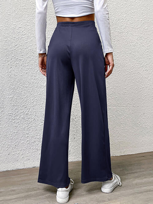 High Waist Straight Pants Bazaarbey