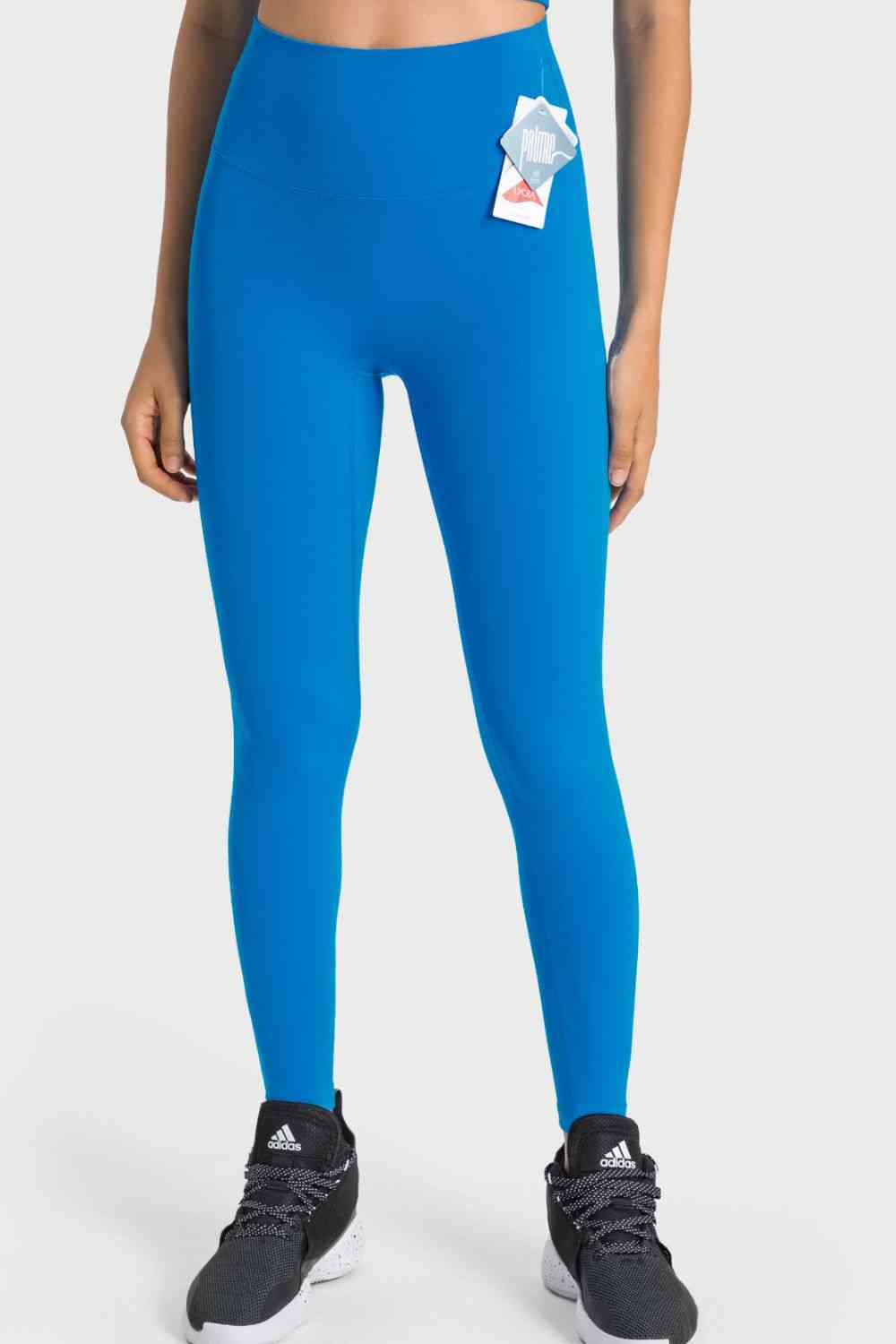 High-Rise Wide Waistband Yoga Leggings Bazaarbey