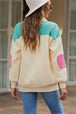  Half Snap Drawstring Sweatshirt Bazaarbey