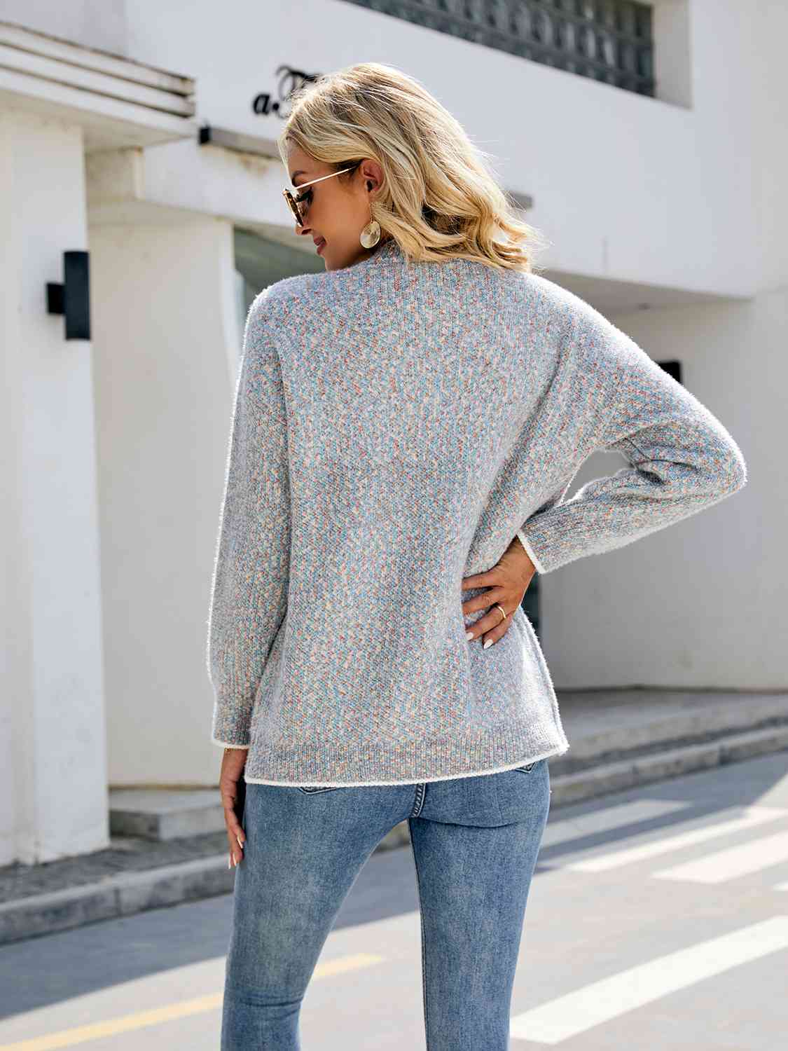 Button Down V-Neck Cardigan with Pockets Trendsi