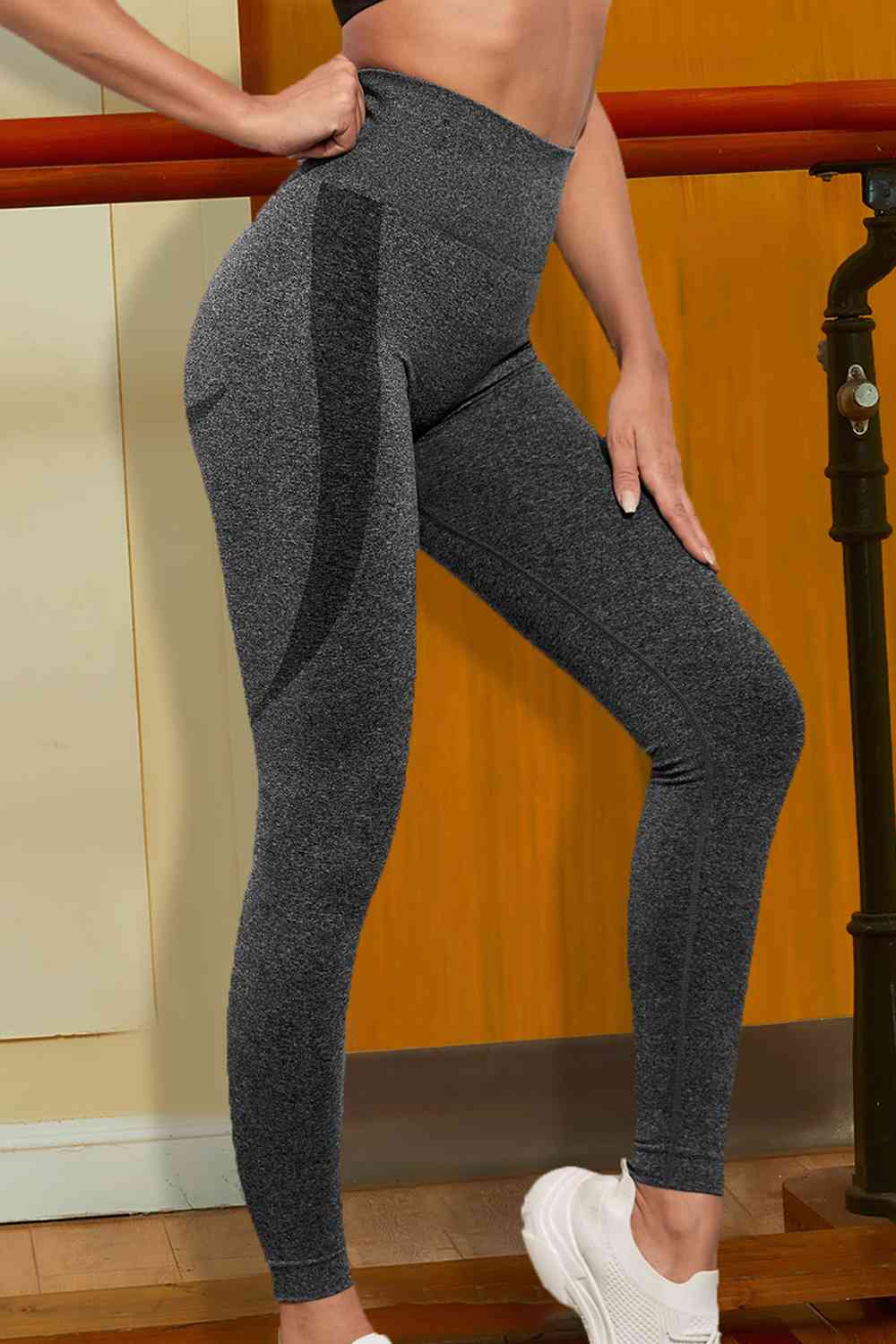 Wide Waistband Sports Leggings Bazaarbey
