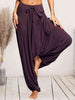 Tied Mid Waist Long Harem Pants Bazaarbey