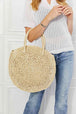 Beach Date Straw Rattan Handbag in Ivory Trendsi