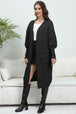 Open Front Dropped Shoulder Cardigan Trendsi