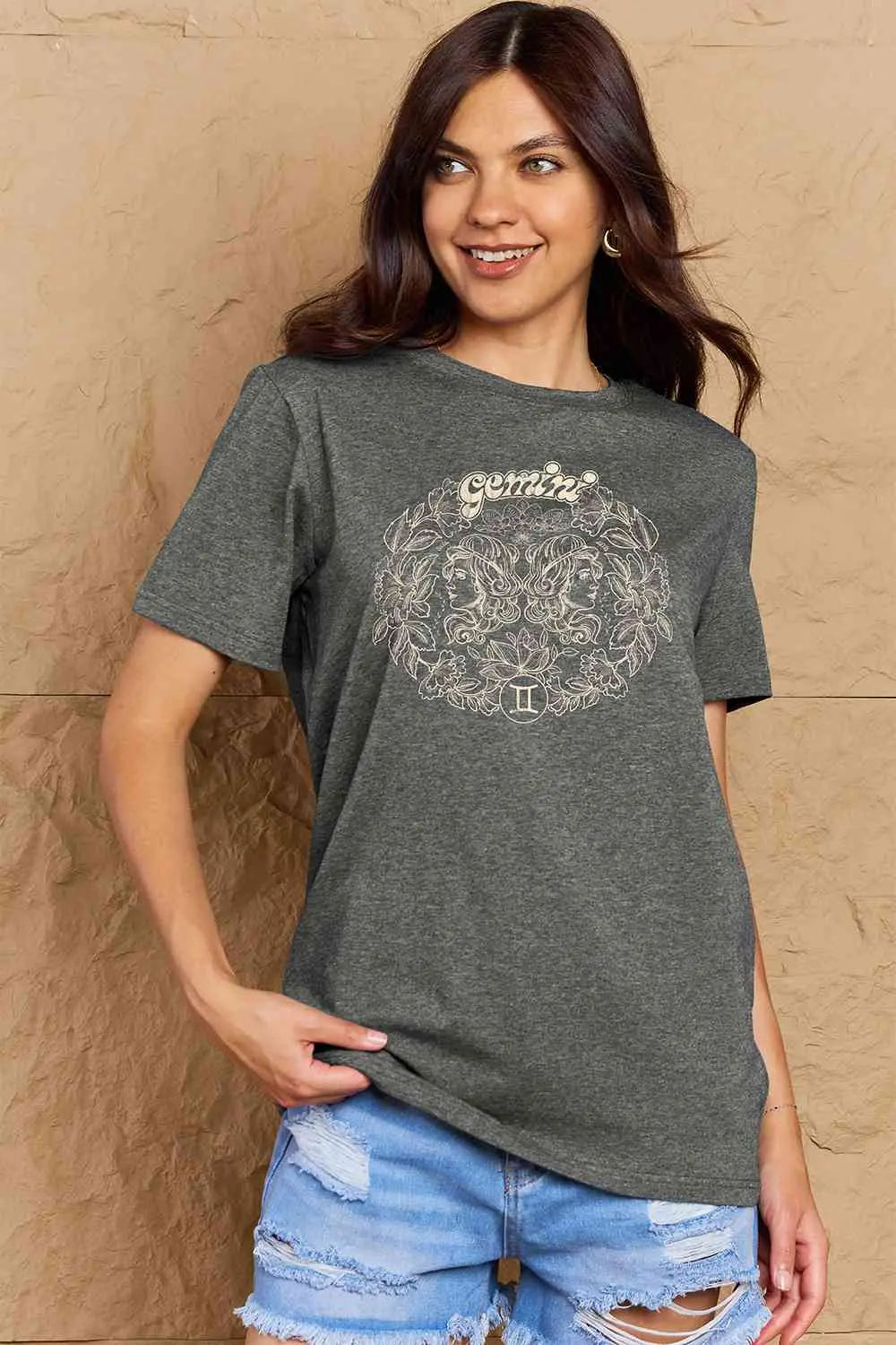  Full Size GEMINI Graphic T-Shirt Bazaarbey