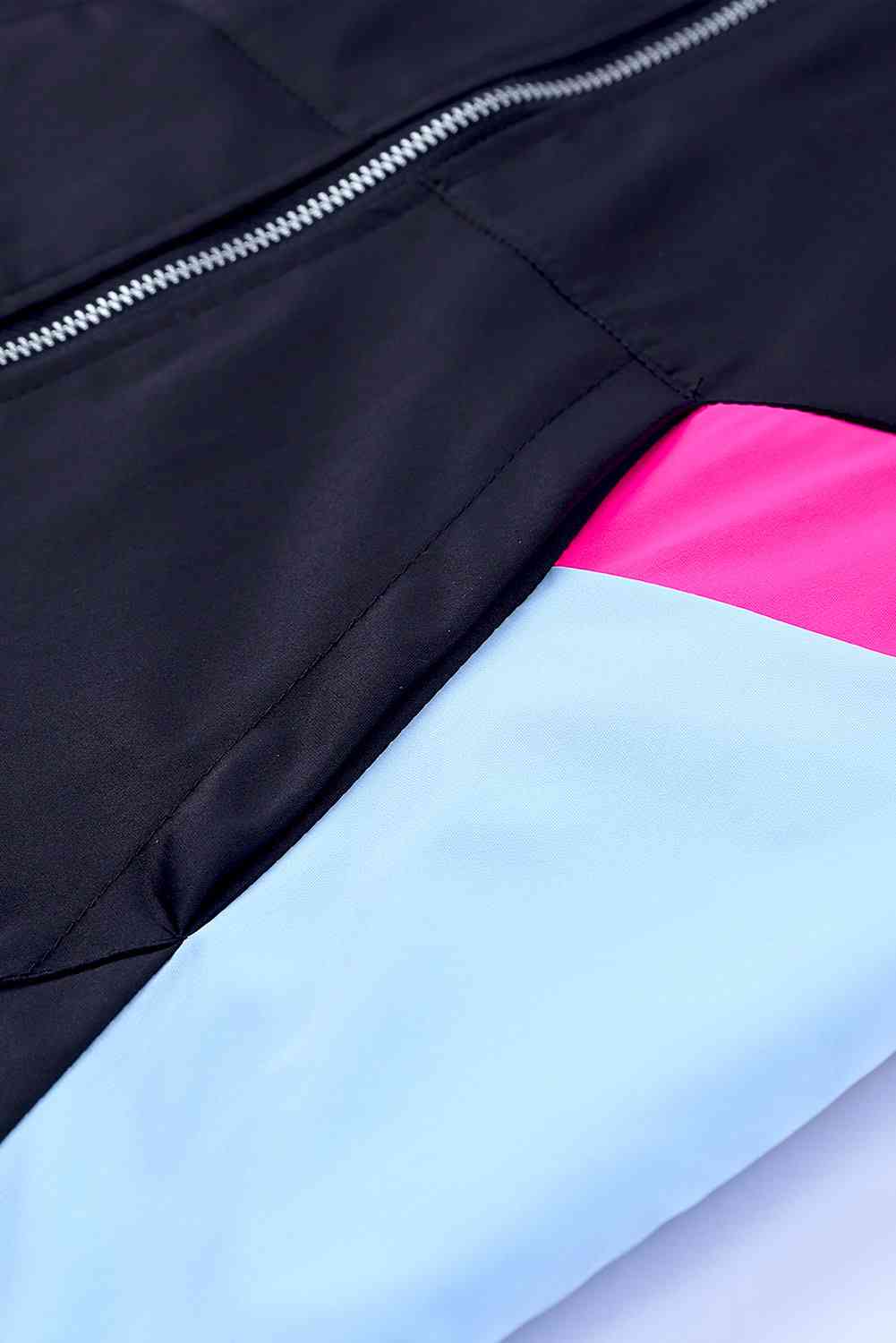    Zip-Up Hooded Jacket Trendsi
