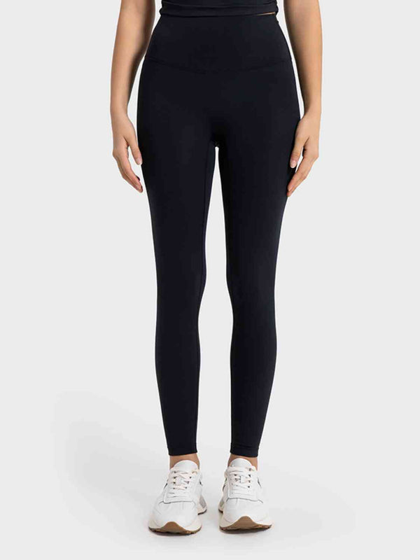 Wide Waistband Sports Leggings Bazaarbey